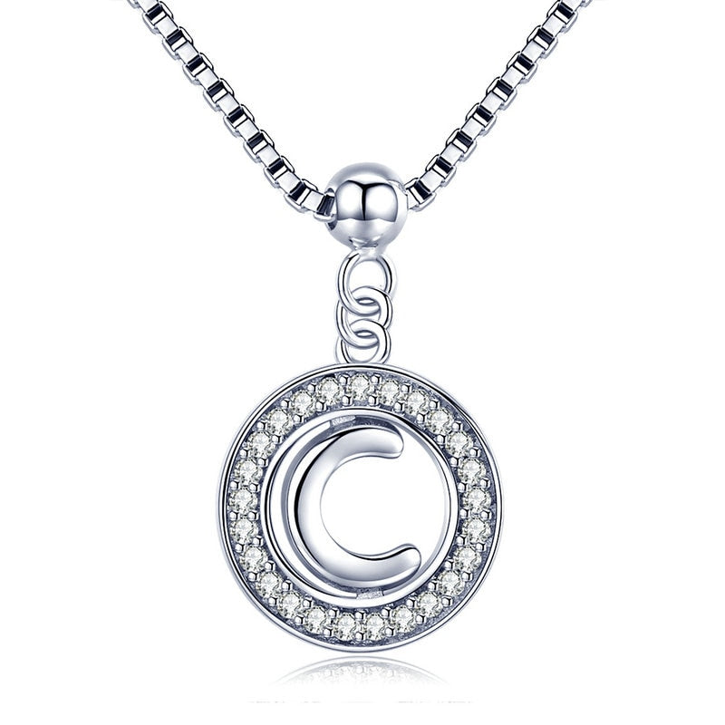 Collier Initiale Argent c