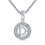 Collier Initiale Argent d