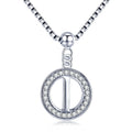 Collier Initiale Argent i