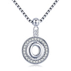 Collier Initiale Argent o