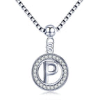 Collier Initiale Argent p