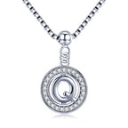 Collier Initiale Argent q