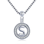 Collier Initiale Argent s