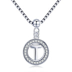 Collier Initiale Argent t