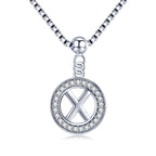 Collier Initiale Argent x