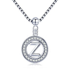Collier Initiale Argent z