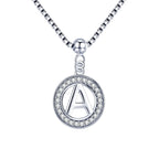 Collier Initiale Argent