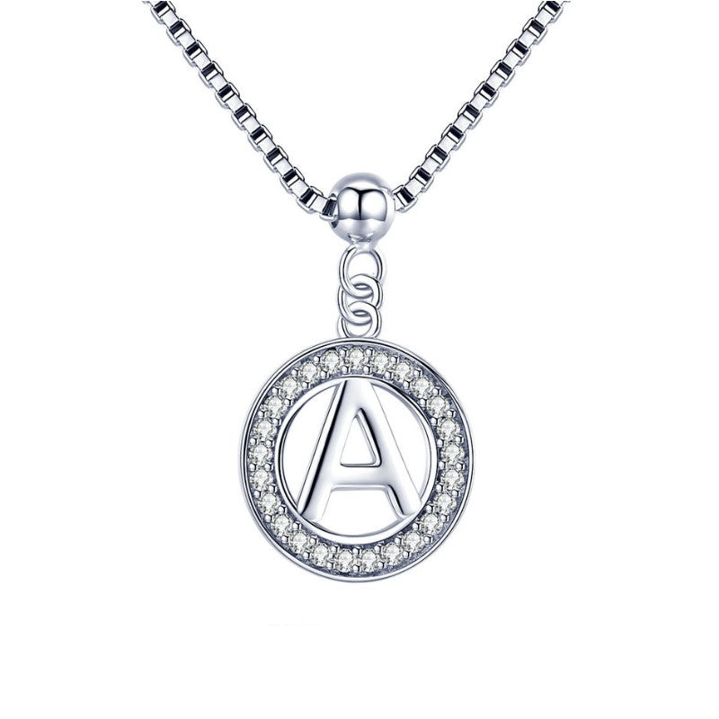 Collier Initiale Argent