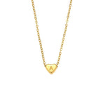 collier initiale coeur