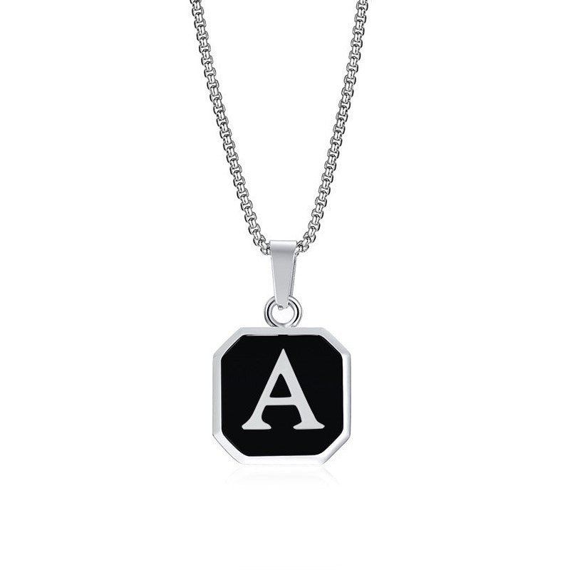 Collier Initiale Homme