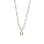 Collier Initiale Perle g