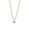 Collier Initiale Perle m