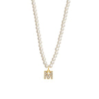 Collier Initiale Perle m