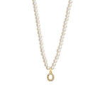 Collier Initiale Perle o