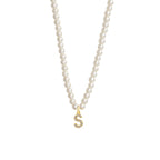 Collier Initiale Perle s