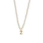Collier Initiale Perle z
