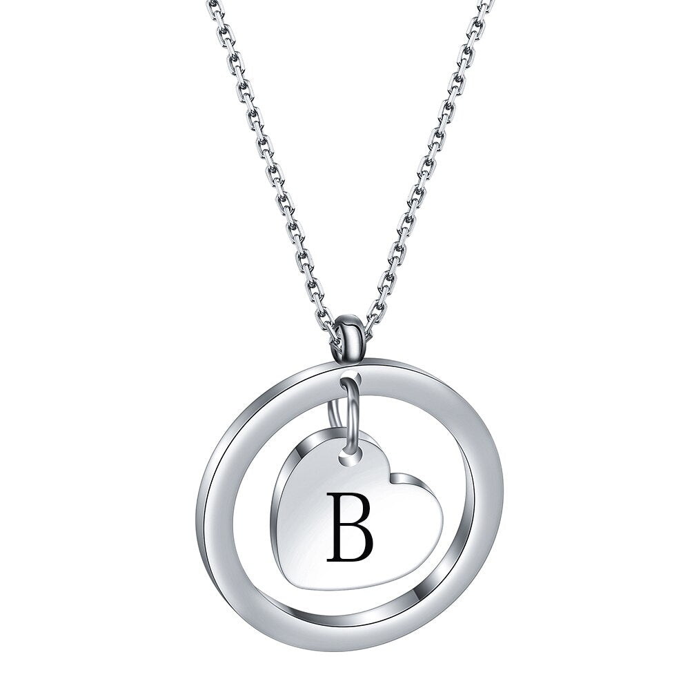 Collier Initiale Personnalisé b