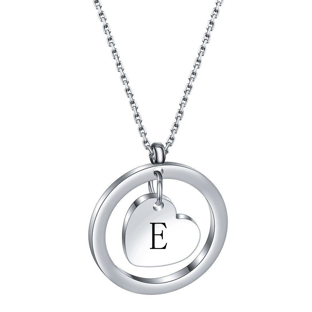 Collier Initiale Personnalisé e