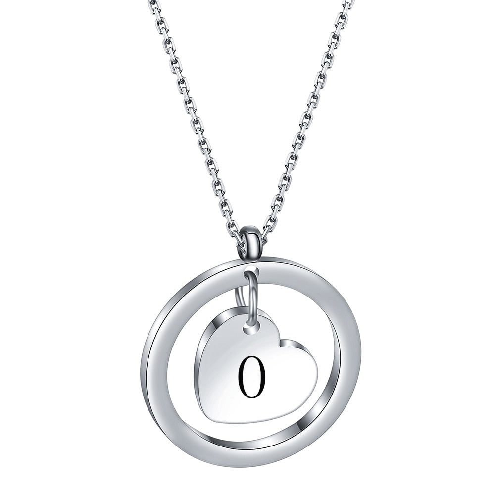 Collier Initiale Personnalisé o