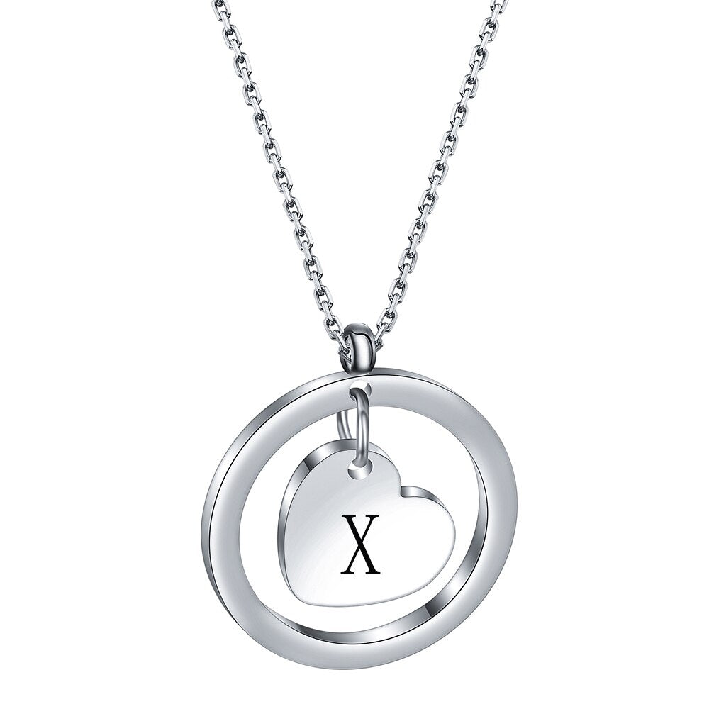 Collier Initiale Personnalisé x