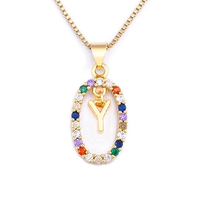 collier initiale pierre y