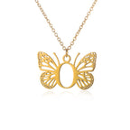 collier lettre alphabet o