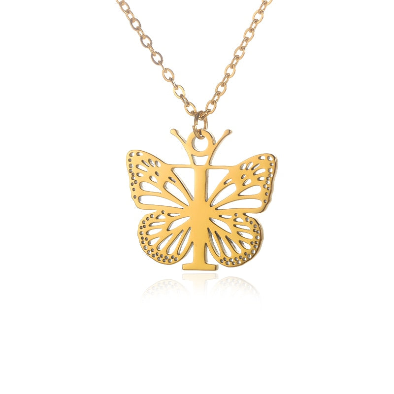 collier lettre alphabet t