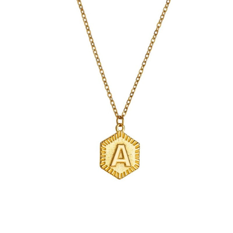 Collier Médaille Initiale