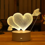 lampe 3d coeur
