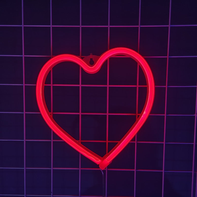 Lampe Coeur Rouge