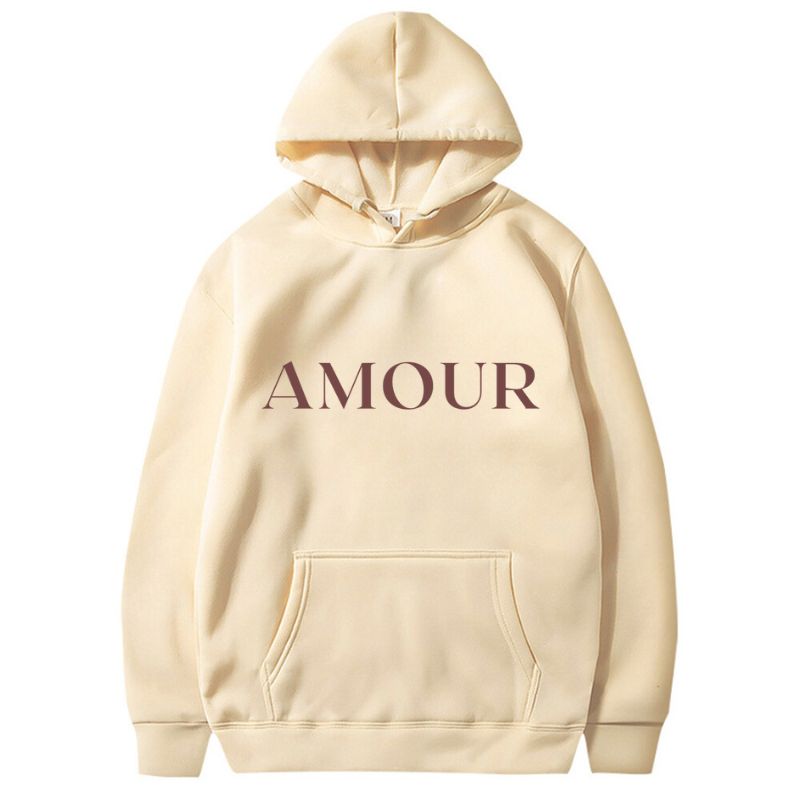 Pull Amour Beige