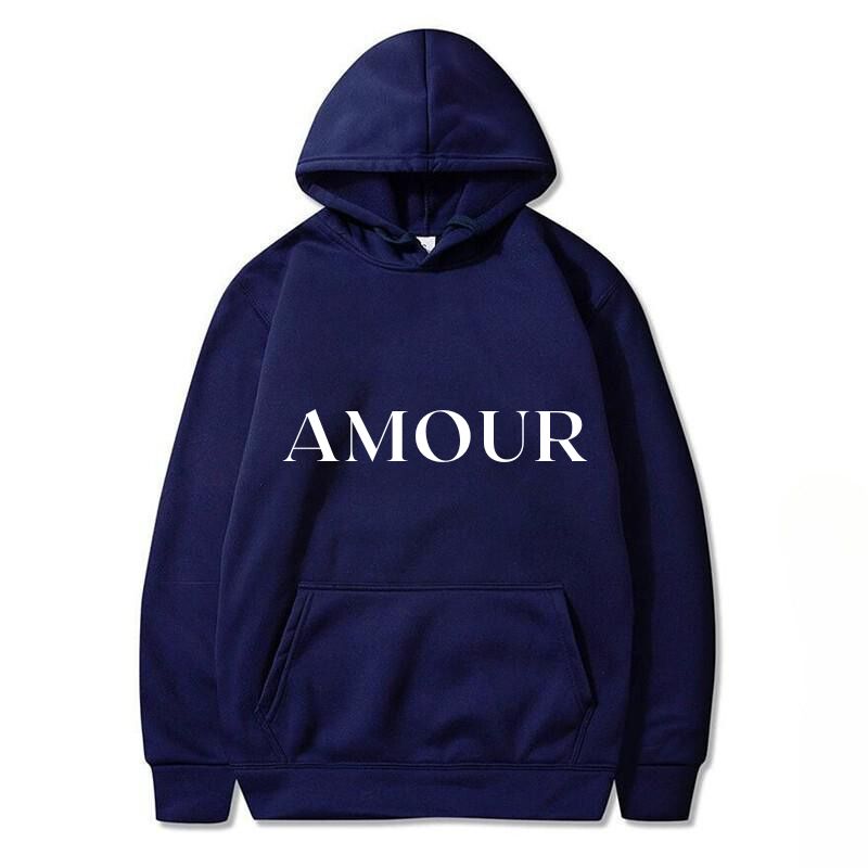 Pull Amour Bleu Marine