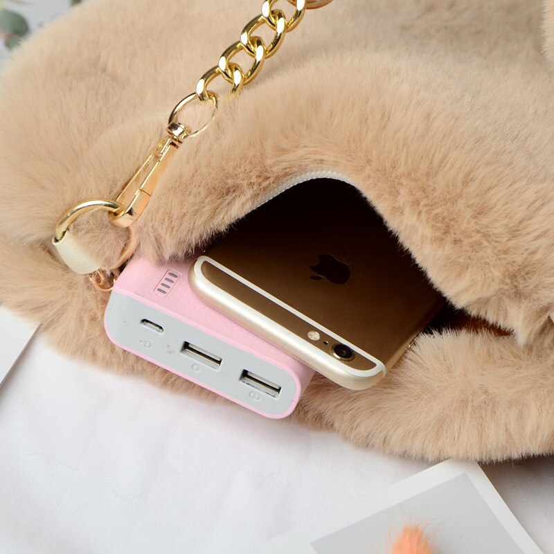 Sac Fourrure Marron 3