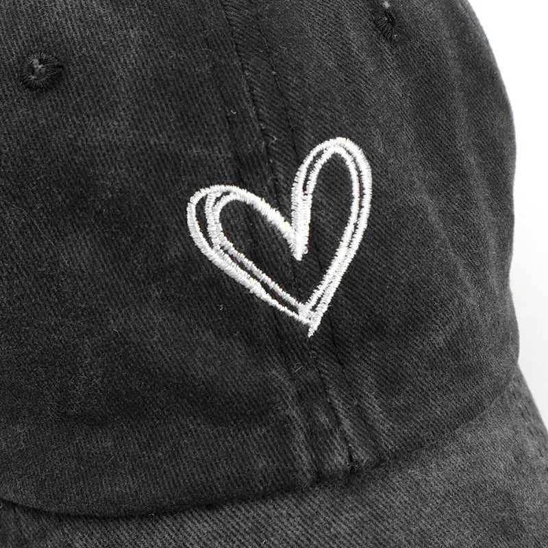 Casquette Amour Noir