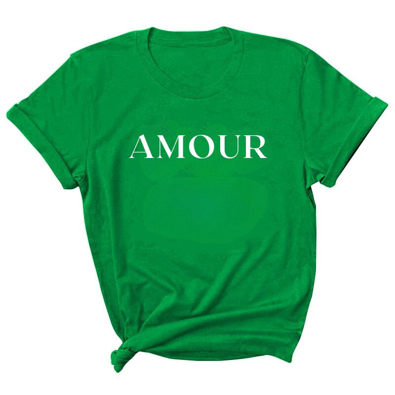 T-Shirt Amour Vert