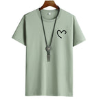 T-Shirt Coeur Homme
