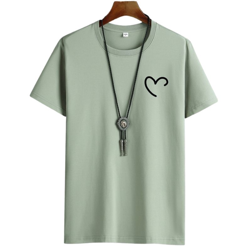 T-Shirt Coeur Homme