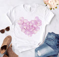 T-Shirt Coeur Rose