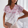 T-Shirt Col V Coeur