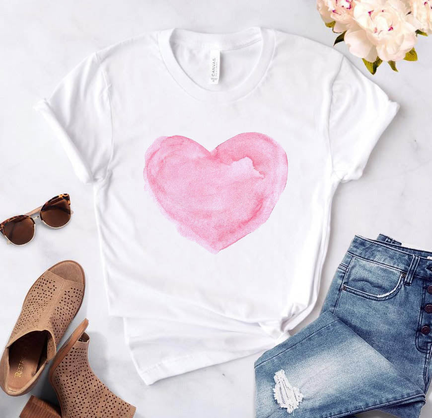 T-Shirt Motif Coeur