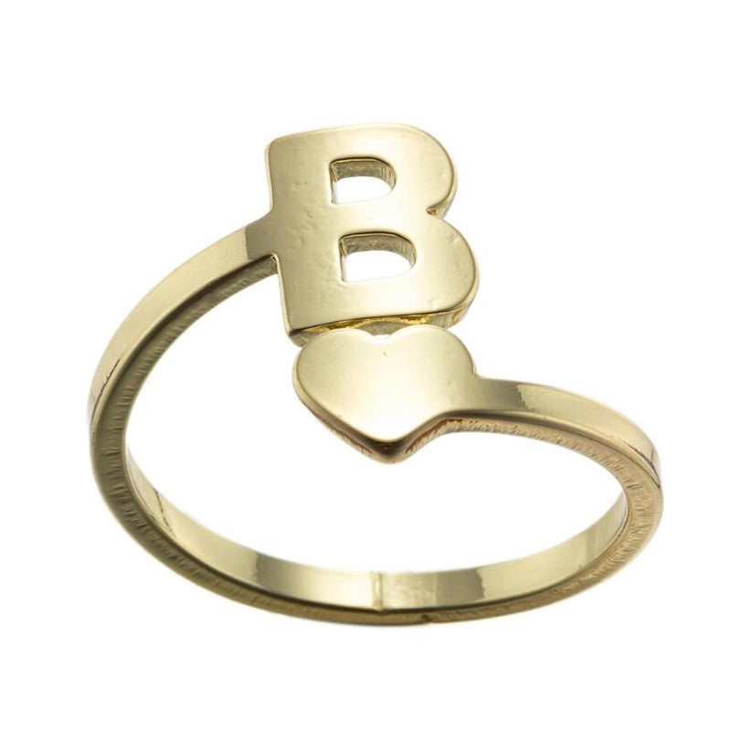 Bague Coeur Doré b