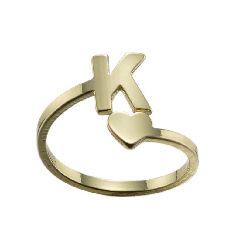 Bague Coeur Doré k