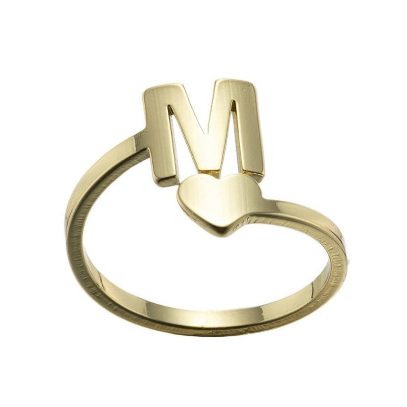 Bague Coeur Doré m