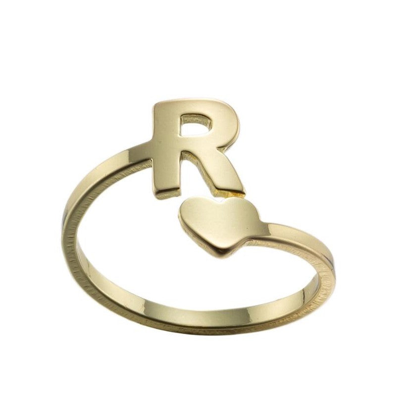 Bague Coeur Doré r