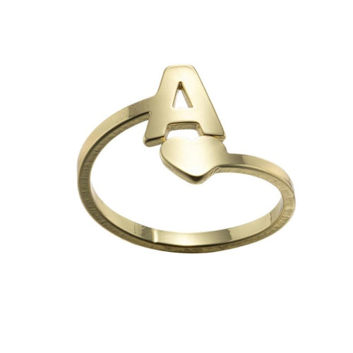 Bague Coeur Doré