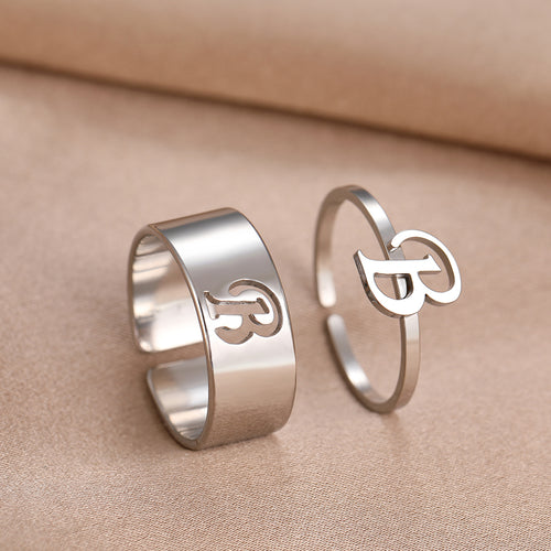 Bague Initiale Couple b
