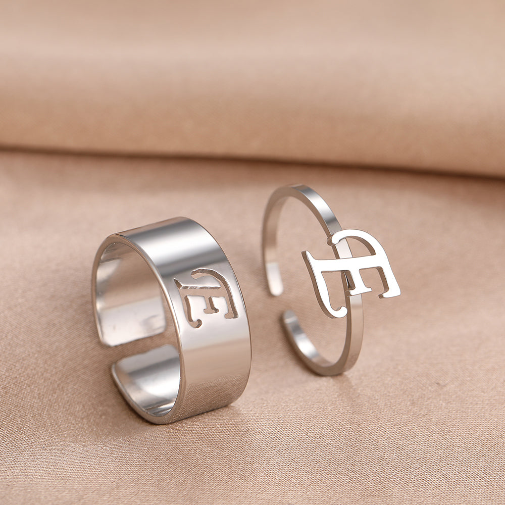 Bague Initiale Couple e