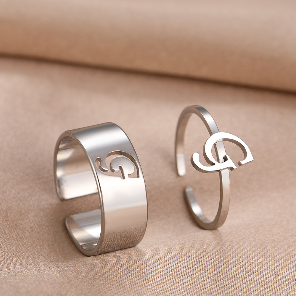 Bague Initiale Couple g
