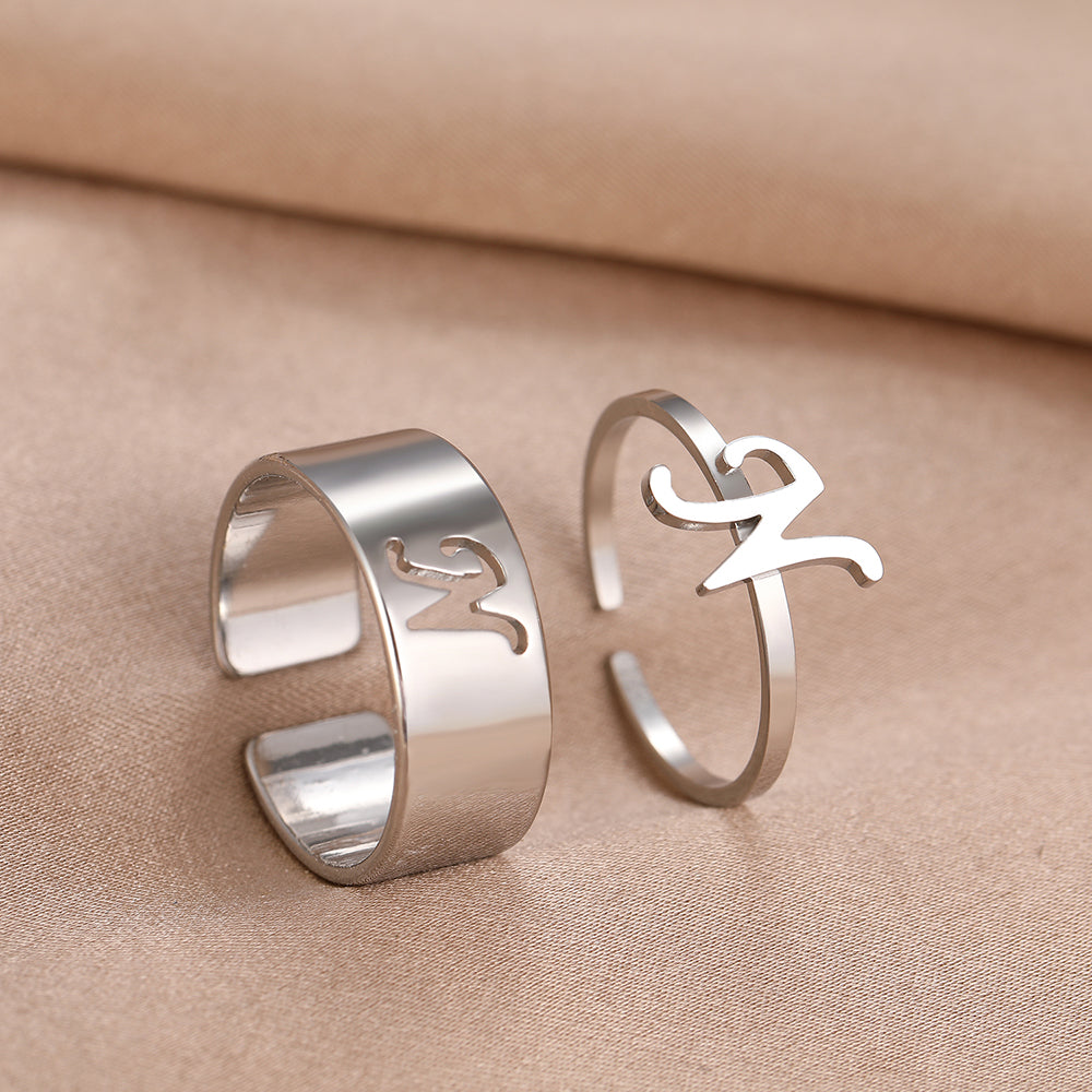 Bague Initiale Couple n
