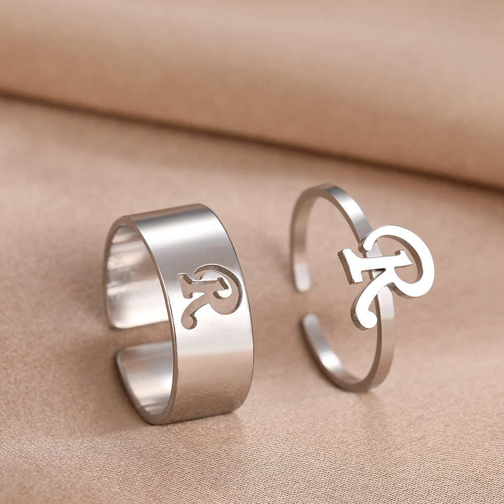 Bague Initiale Couple r